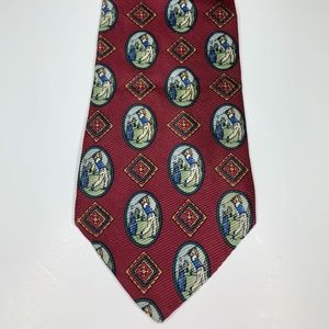 417 Van Huesen 100% Silk Golf Tie
